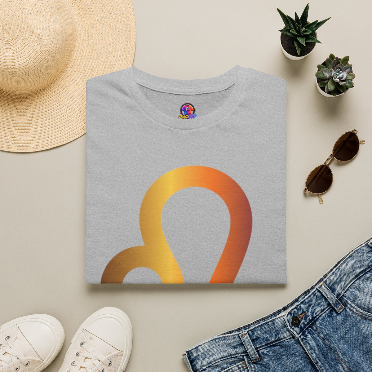 Leo Zodiac Drip T-Shirt — Colorful Astrology Sign Tee