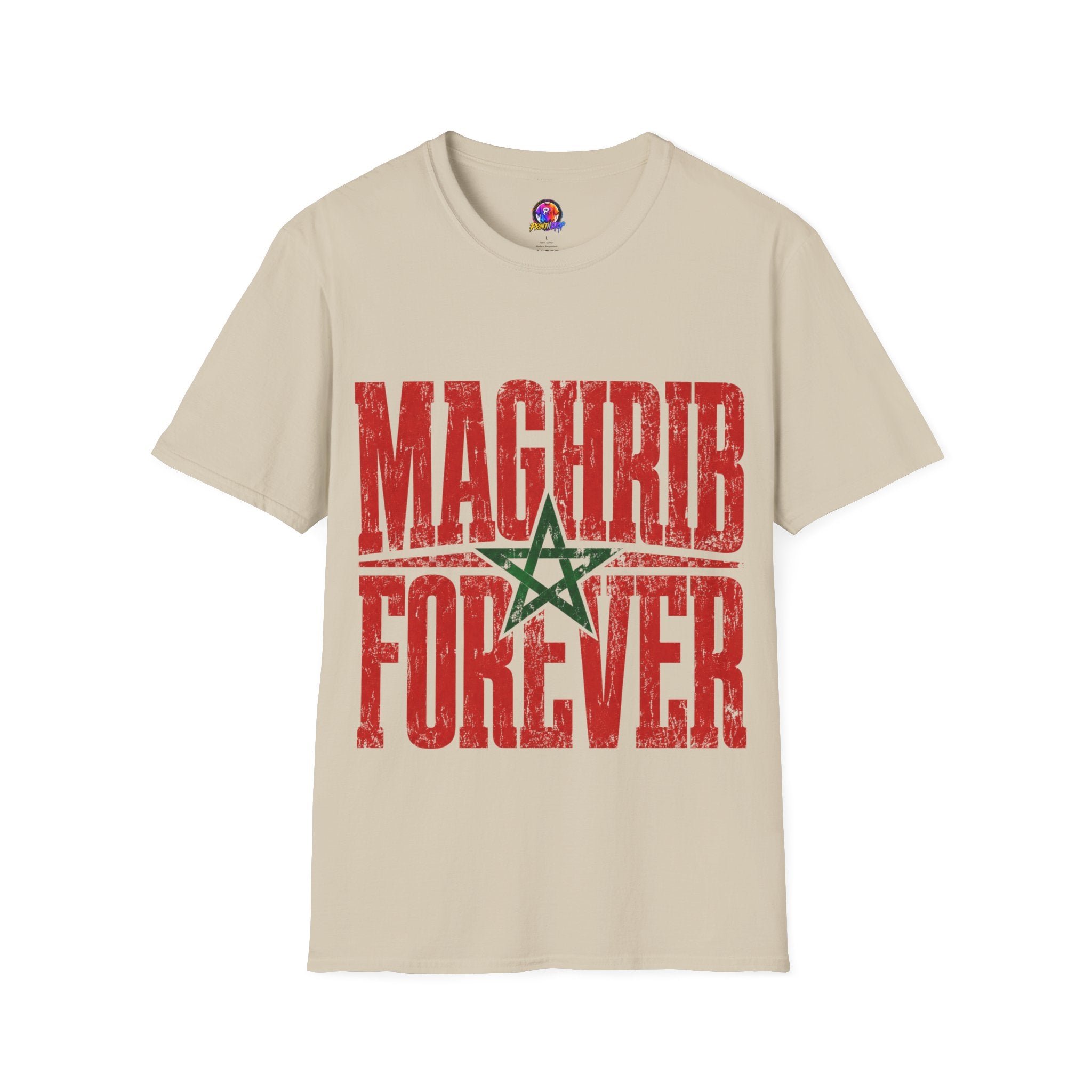 Morocco T-Shirt — Maghrib Forever Moroccan Flag Graphic Tee