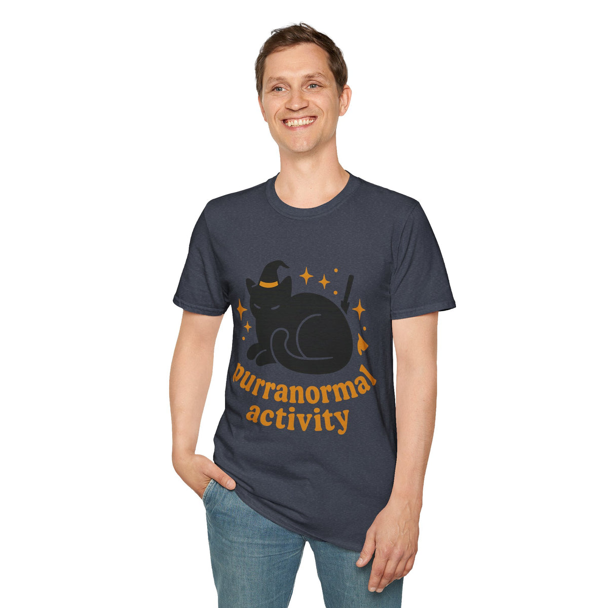 Paranormal Activity Circle T-Shirt — Cute Retro Ghost & Stars Tee - Trending Now - August 2026