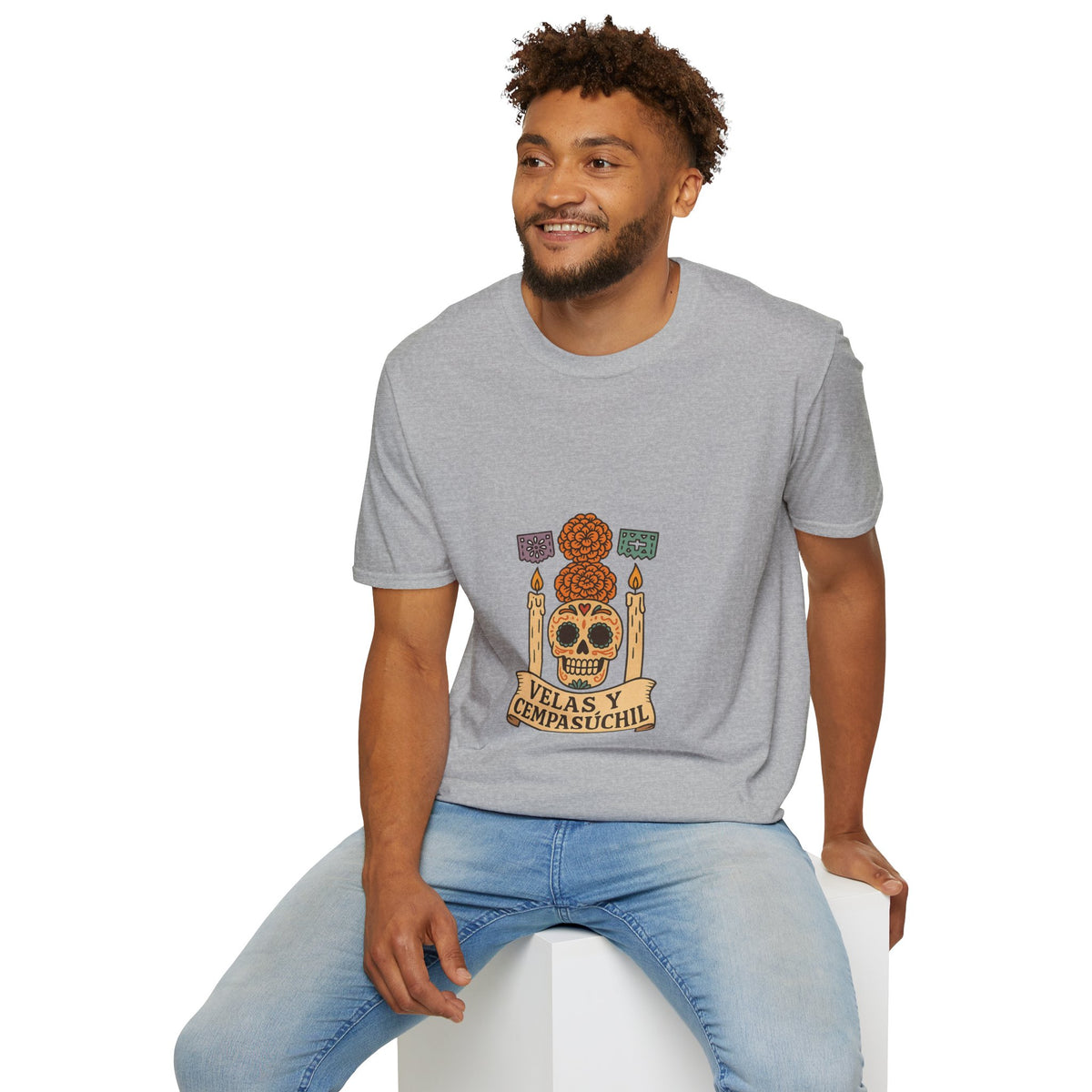 Day of the Dead Sugar Skull T-Shirt - Día de los Muertos Floral Skull Tee - Trending Now - October 2026