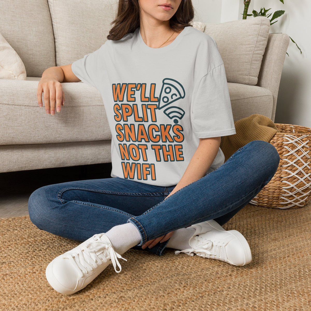 We'll Split Snacks Not The WiFi T-Shirt - Trending Now - August 2026