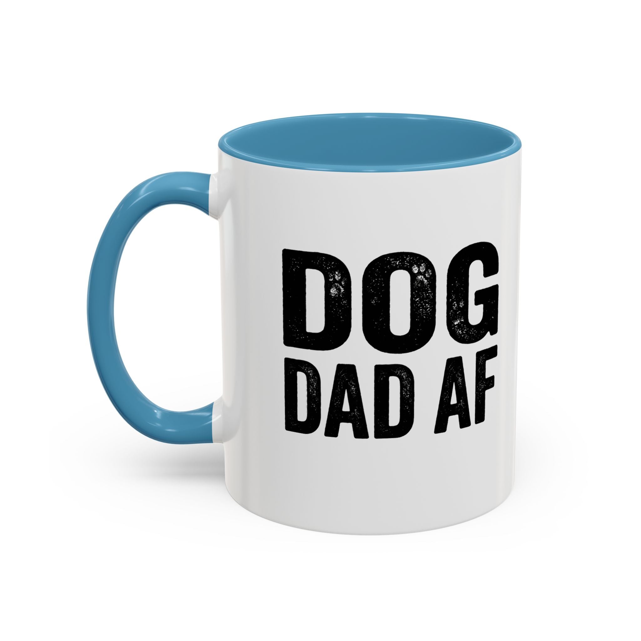 Funny Dog Dad AF Coffee Mug – Funny Black Accen Gift for Dog Lovers