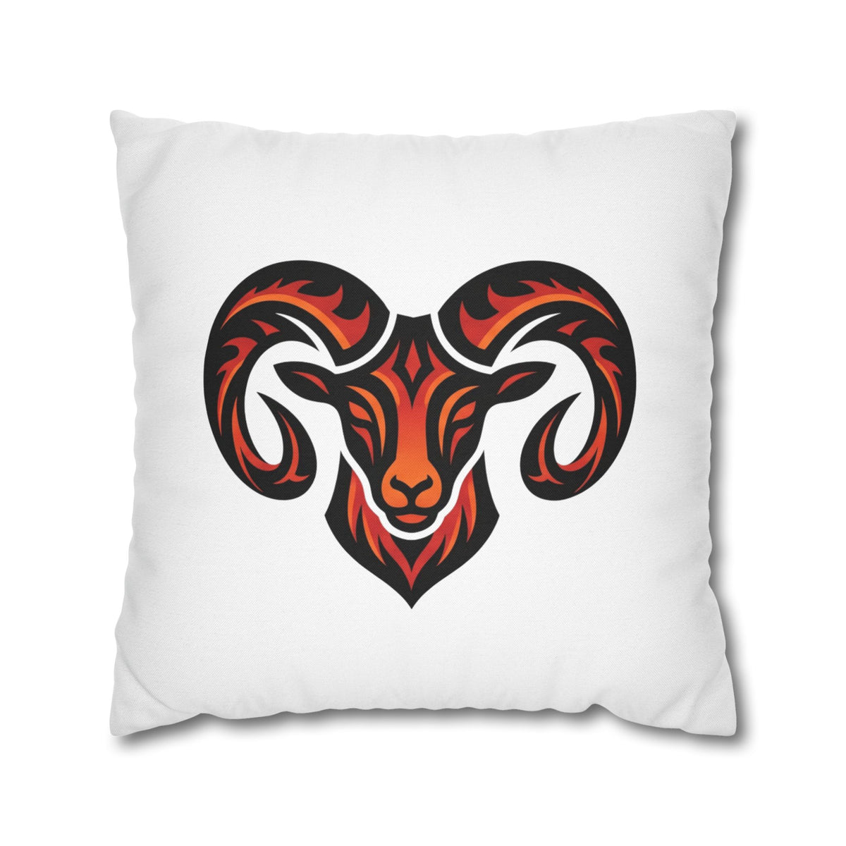 Aries Fiery Ram Head Pillowcase