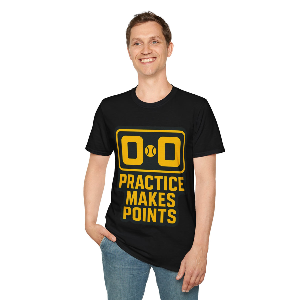 Practice Makes Points Vintage Retro Badge T-Shirt, Funny Gamer Graphic Tee - Trending Now - September 2026