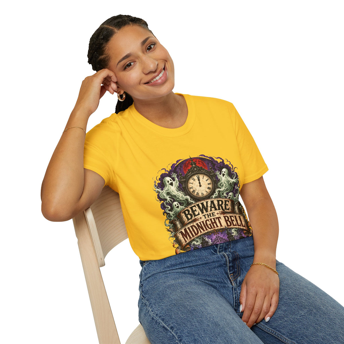 Halloween Beware Of Midnight Unisex Softstyle T-Shirt