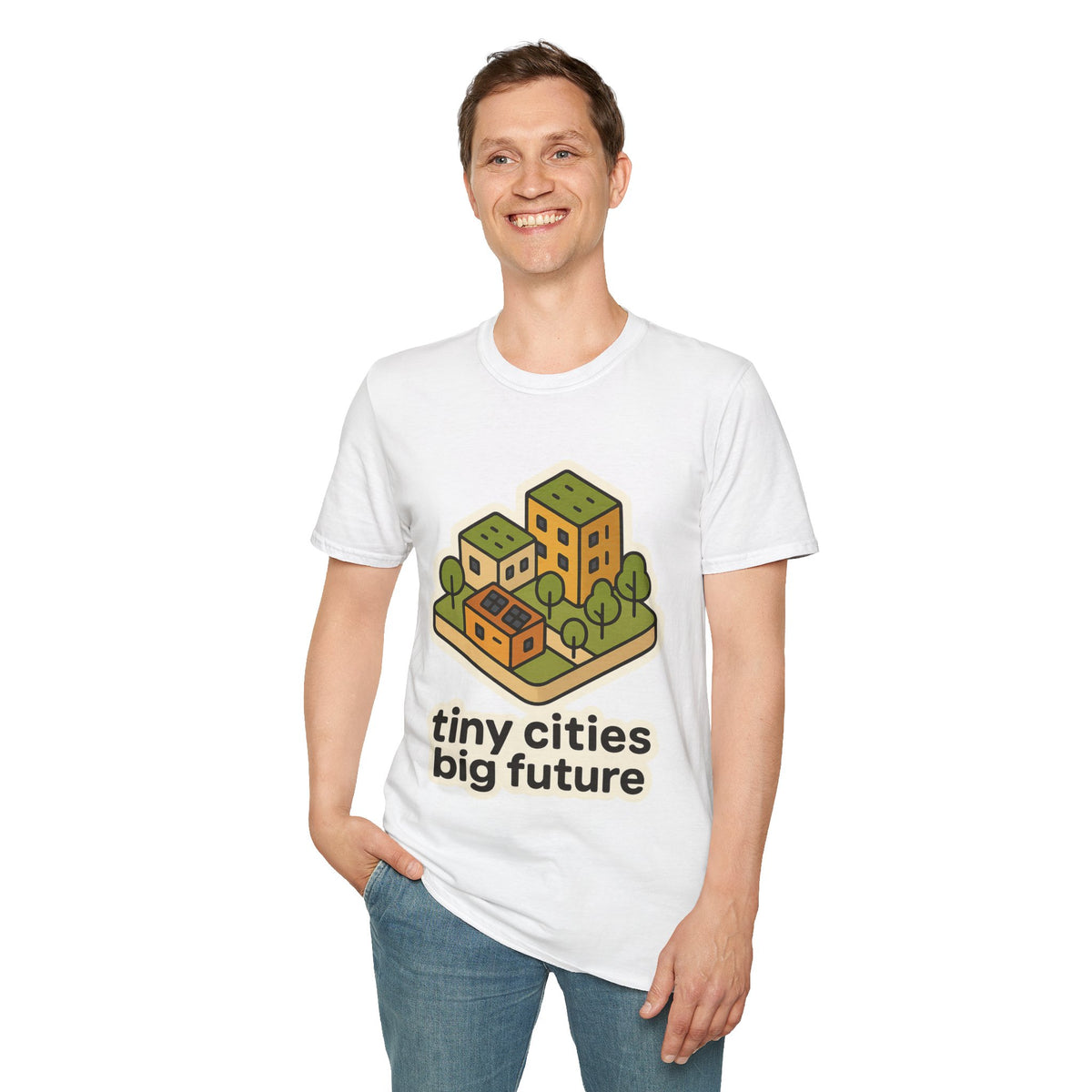 Tiny Cities Big Future T-Shirt — Eco Urbanism Graphic Tee - Trending Now - September 2026