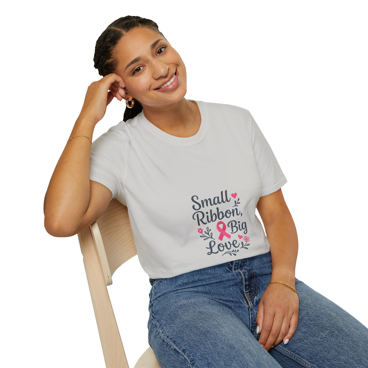 Breast Cancer Awareness T-Shirt — "Small Ribbon, Big Love" Pink Ribbon Tee - Trending Now - October 2026