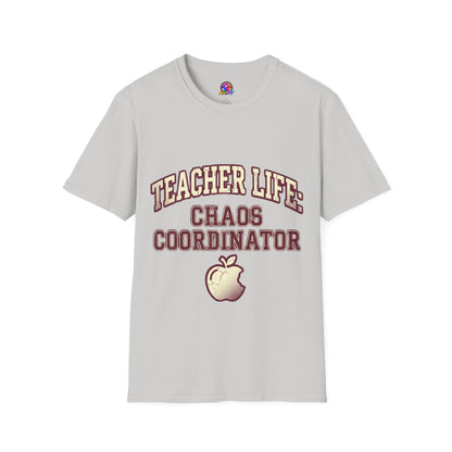 Teacher Life Chaos Coordinator Unisex Softstyle T-Shirt
