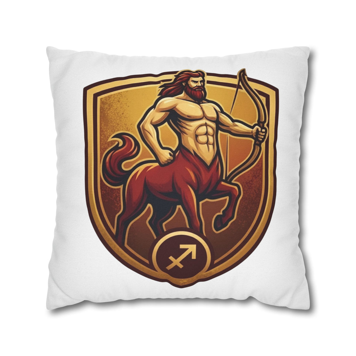 Sagittarius Centaur Zodiac Pillowcase — Archer Constellation Decorative Cushion