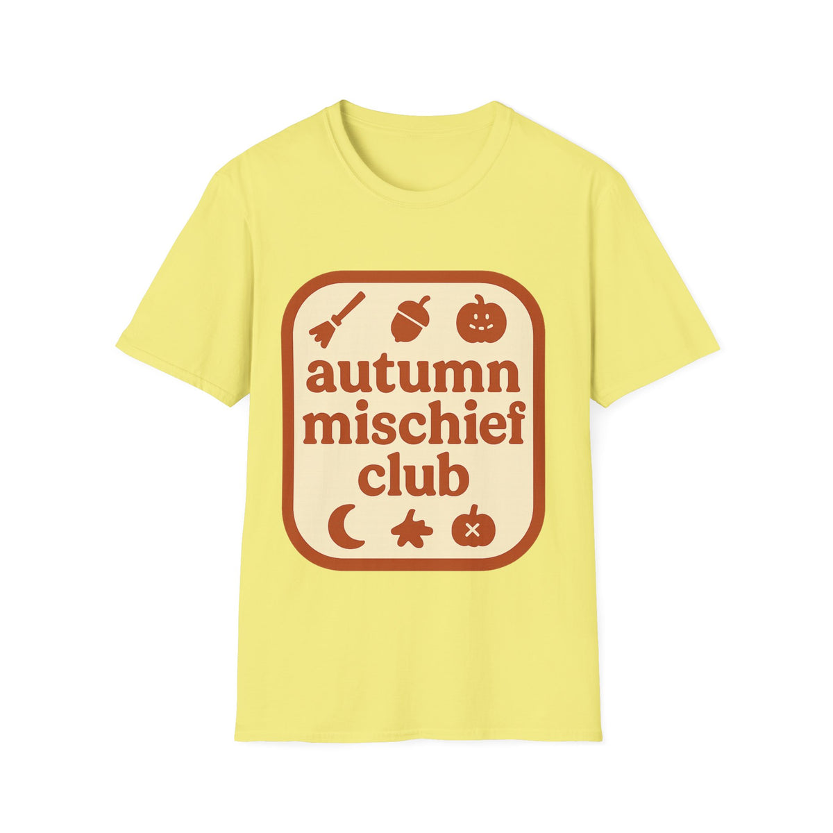 Autumn Mischief Club T-Shirt — Cozy Fall Graphic Tee - Trending Now - August 2026