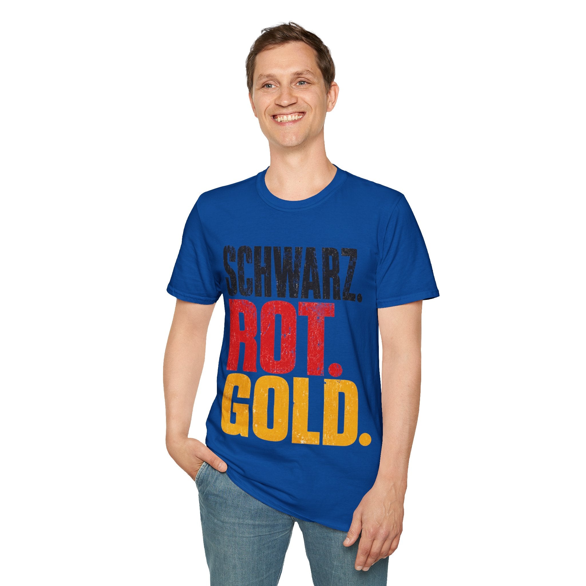 Germany Schwarz Rot Gold T-Shirt — German Flag Pride Graphic Tee