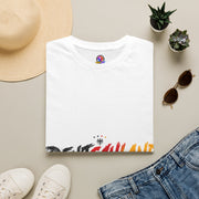 Germany Deutschland Football T-Shirt — Deutschland Script with German Flag Brushstroke