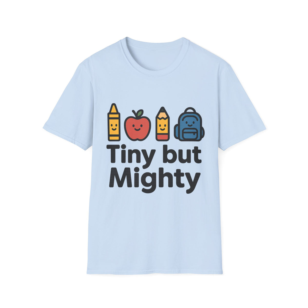 Cute School Supplies Graphic T‑Shirt — Pencil Apple Crayon Backpack Design - Trending Now - August 2026