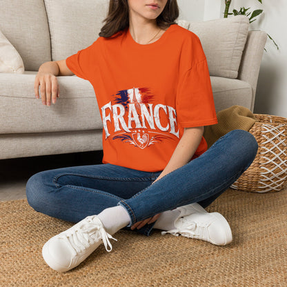 France Flag T-Shirt — Vintage Eiffel Tower French Pride Tee