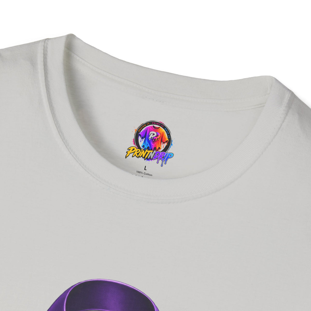 Break The Cycle Purple Ribbon T-Shirt — Domestic Violence Awareness Tee