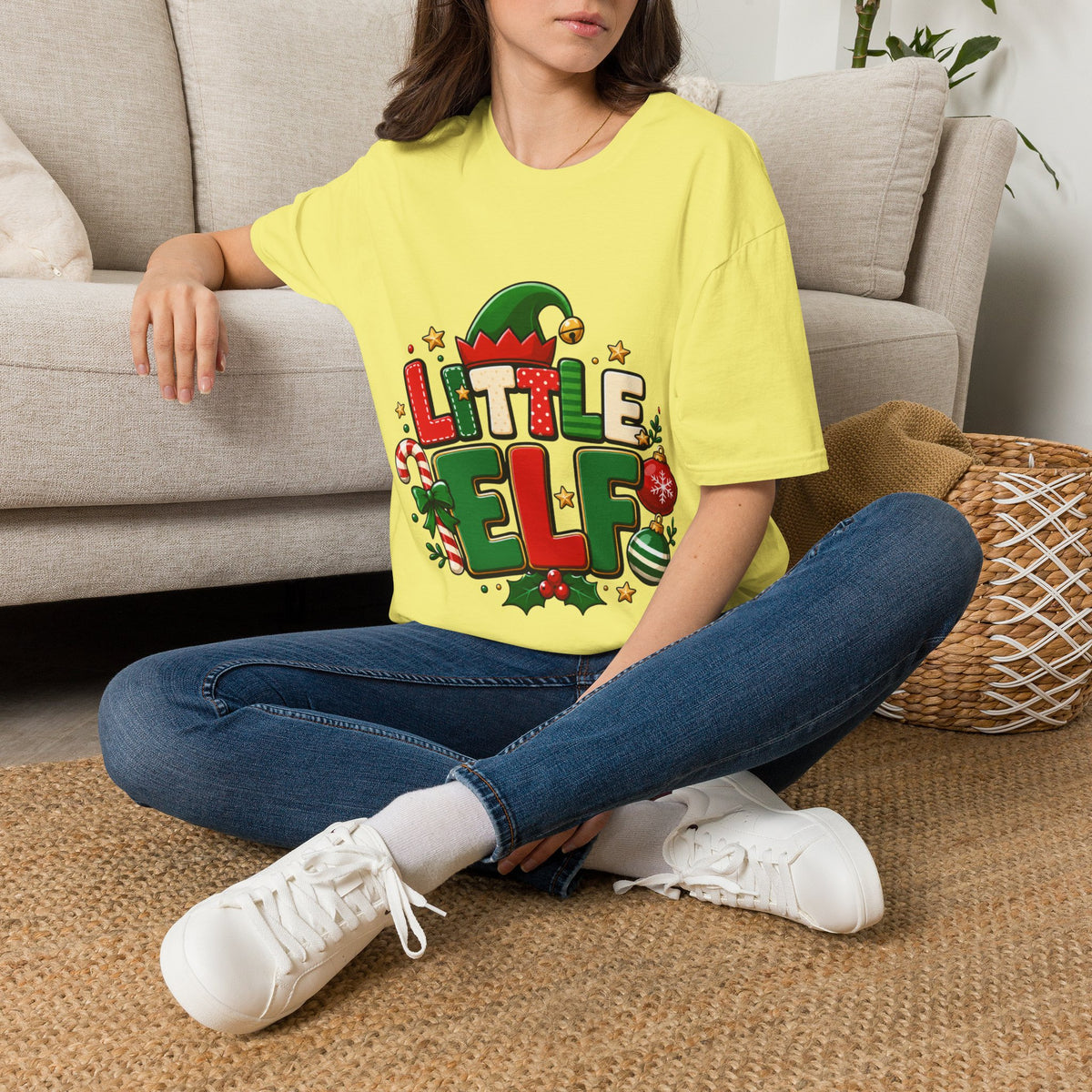 Little Elf Christmas T-Shirt — Cute Holiday Kids/Family Elf Tee