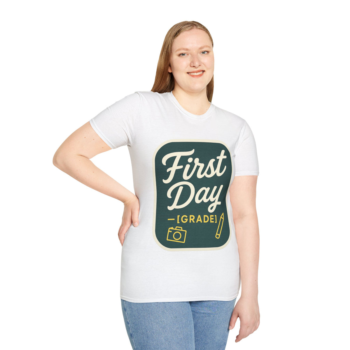 First Day T-Shirt — Retro "First Day (Grade 1)" Back-to-School Tee - Trending Now - August 2026