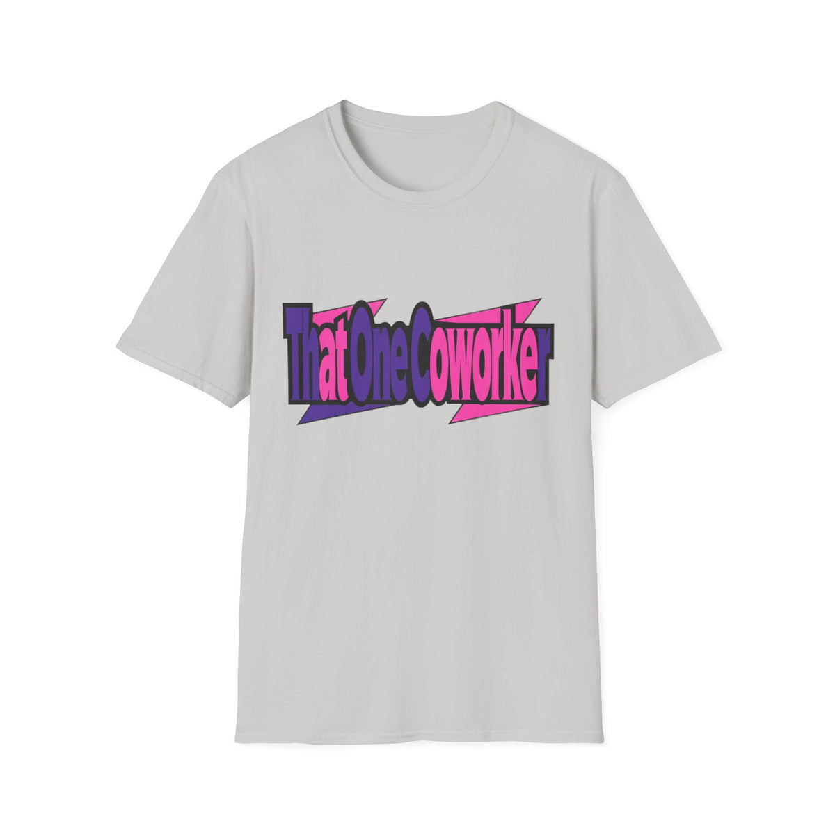 T-Shirt — Retro Pink & Purple 'That One Coworker' Graphic Tee - Trending Now - August 2026