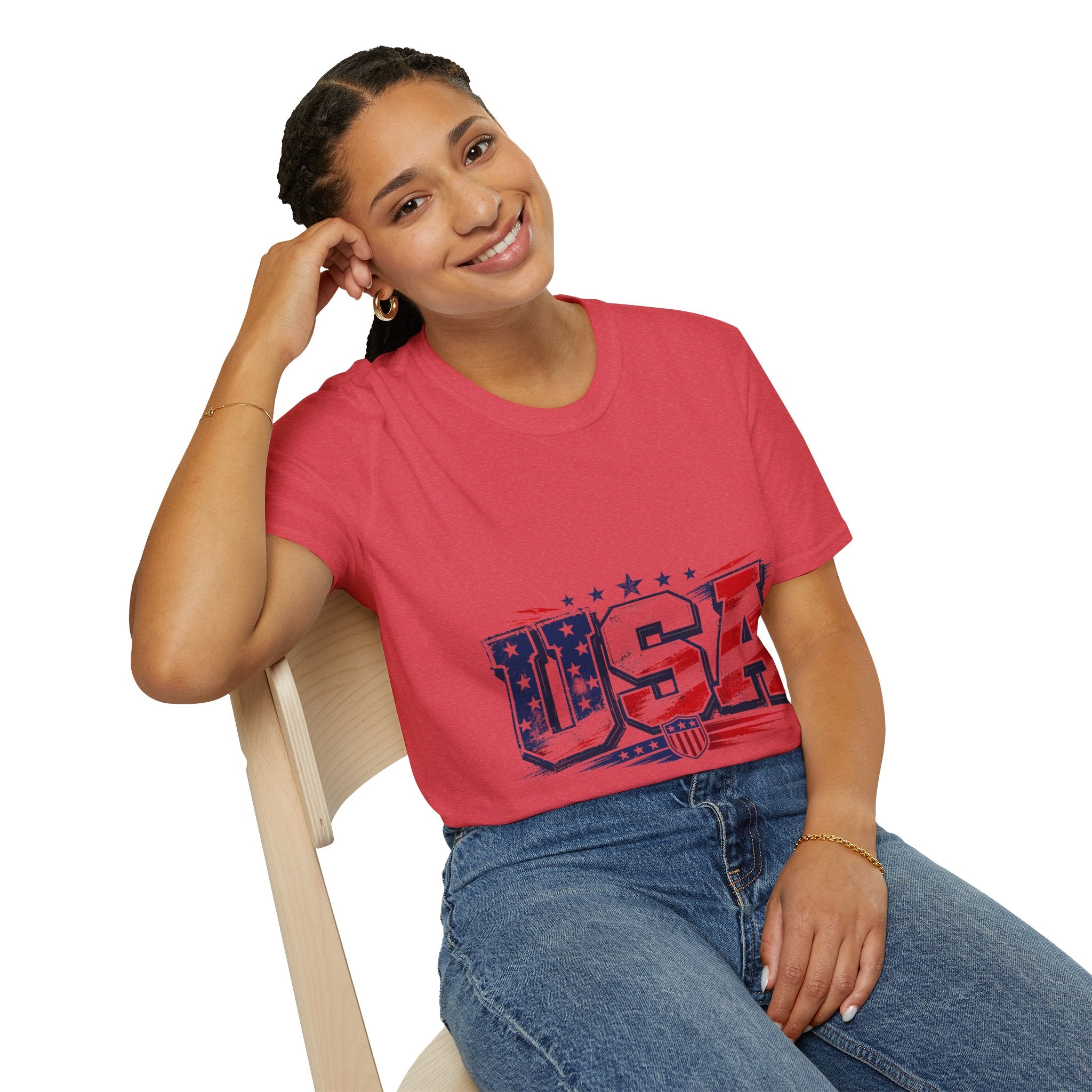 USA Flag Graphic T-Shirt — Patriotic American Pride Tee