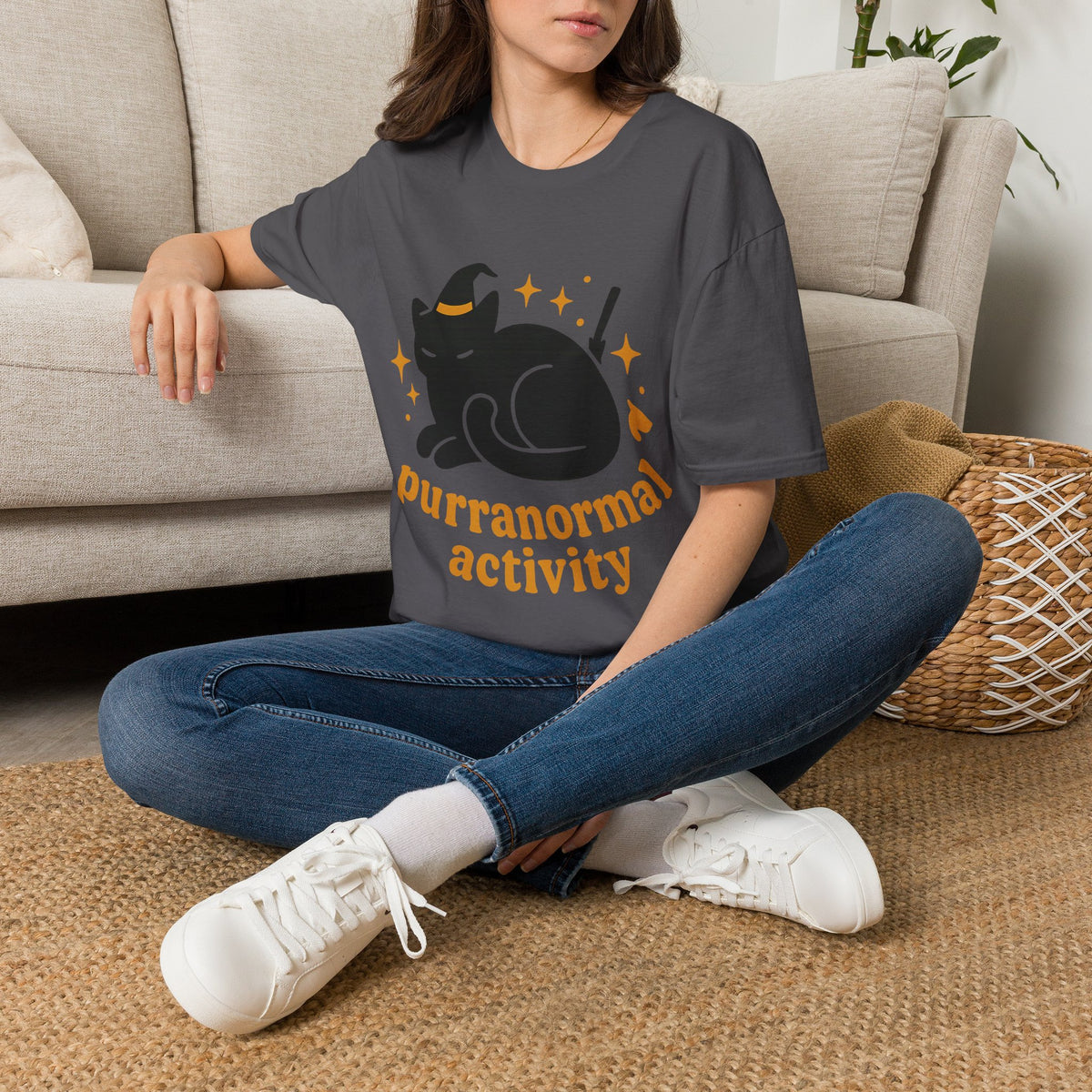 Paranormal Activity Circle T-Shirt — Cute Retro Ghost & Stars Tee - Trending Now - August 2026