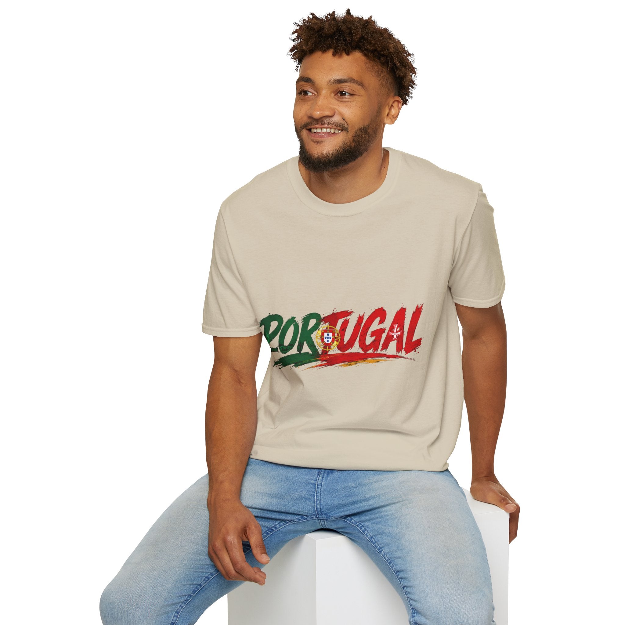 Portugal Flag Script T-Shirt — Portuguese Pride Tee