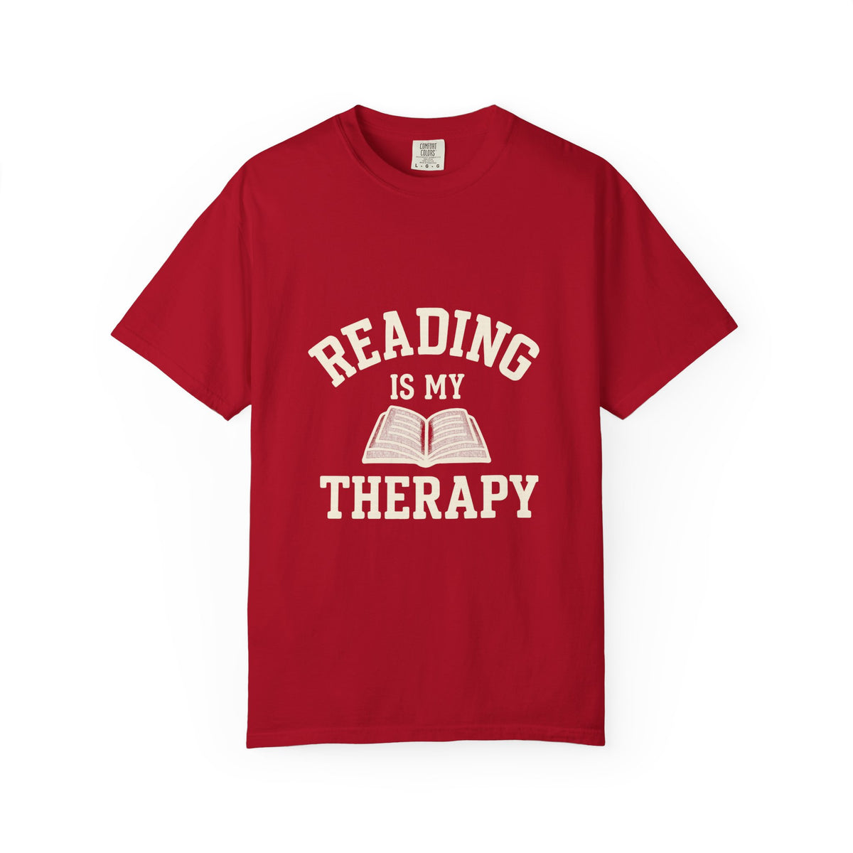 Reading Is My Therapy Book Lover Retro Aesthetic Graphic Tee - Trending Now - October 2026