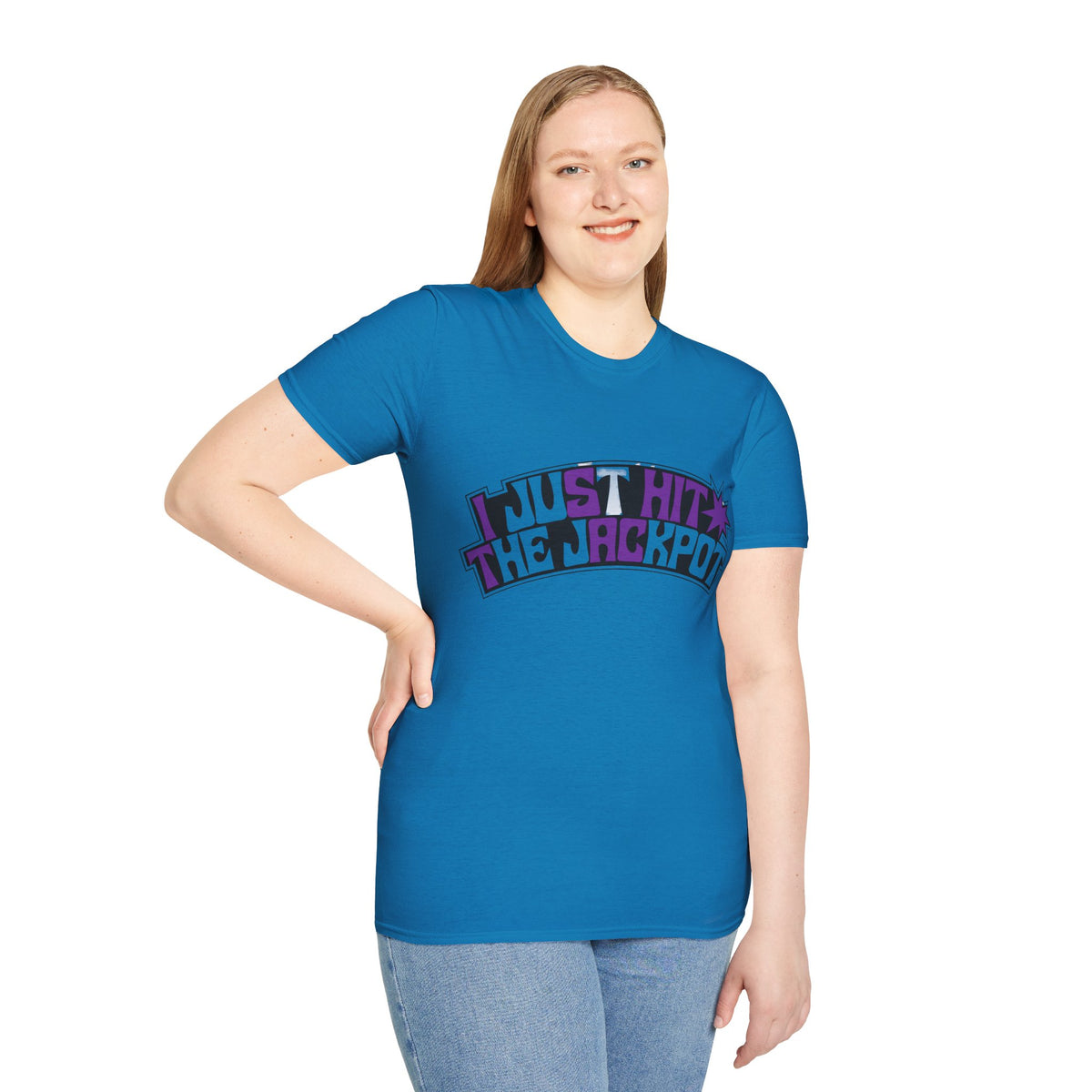 Just Hit the Jackpot T-Shirt — Retro Casino Graphic Tee - Trending Now - August 2026