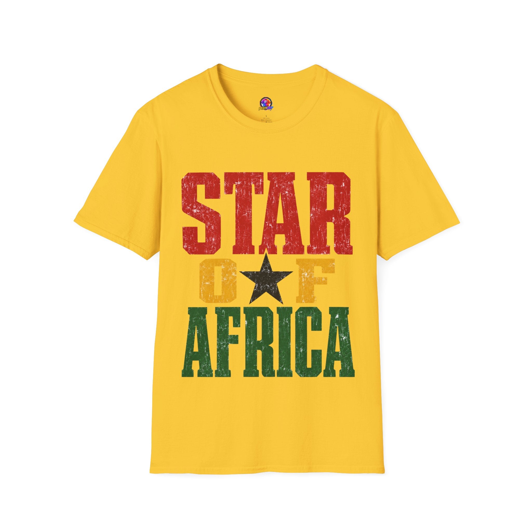 Ghana Star of Africa T-Shirt — Retro Pan-African Graphic Tee