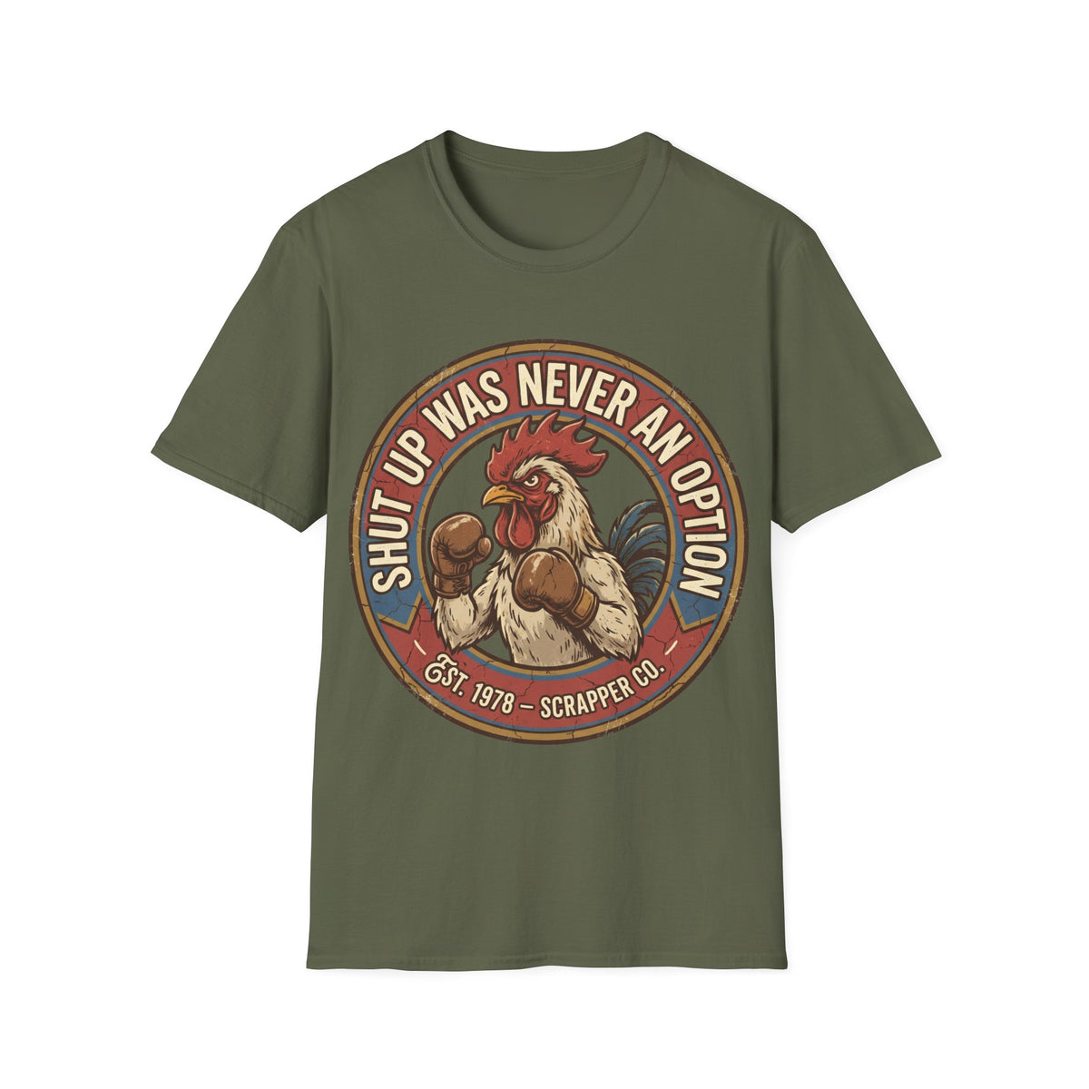 Graphic T-Shirt — “Shut Up Was Never an Option” Funny Retro Cowgirl Tee - Trending Now - September 2026