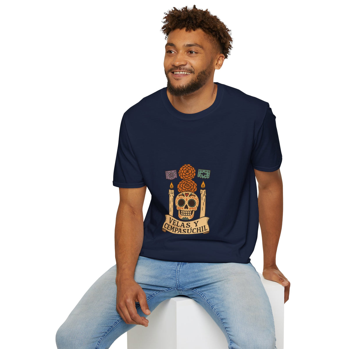 Day of the Dead Sugar Skull T-Shirt - Día de los Muertos Floral Skull Tee - Trending Now - October 2026