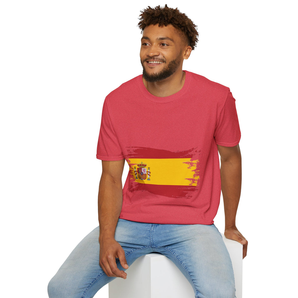 Spain Flag T-Shirt — Distressed Spanish Flag Graphic Tee
