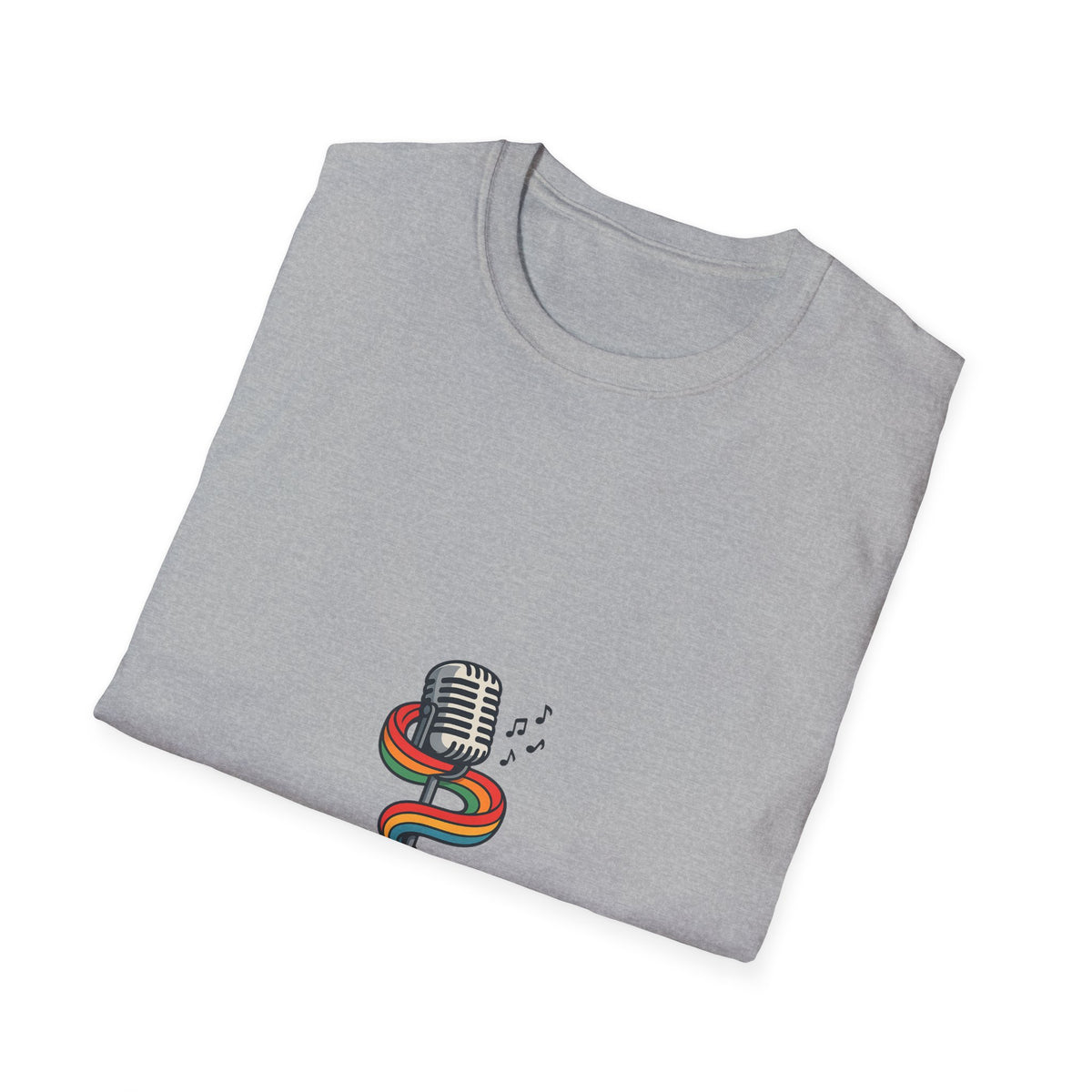My Voice, My Colors T-Shirt — Pride Microphone Design - Trending Now - October 2026