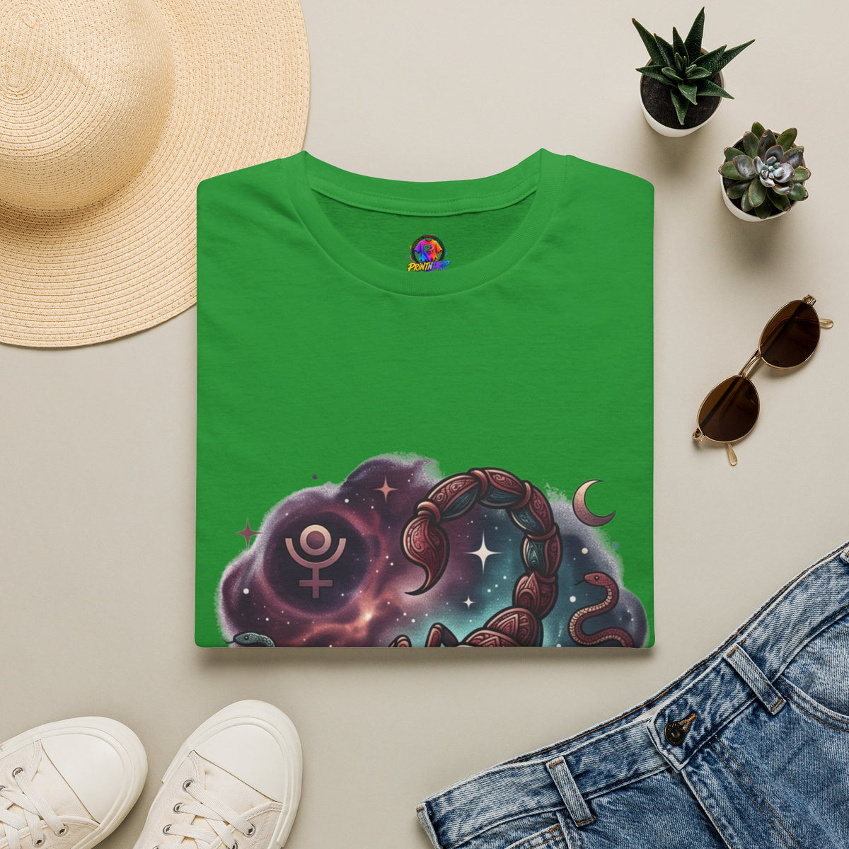Scorpio Constellation T-Shirt — Cosmic Scorpion Zodiac Tee