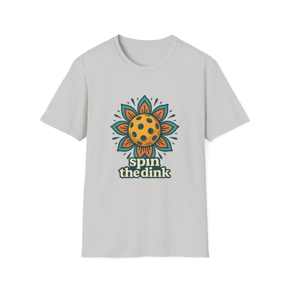 T-Shirt — 'Spin the Dink' Sunflower Paddle Tennis Graphic Tee - Trending Now - August 2026