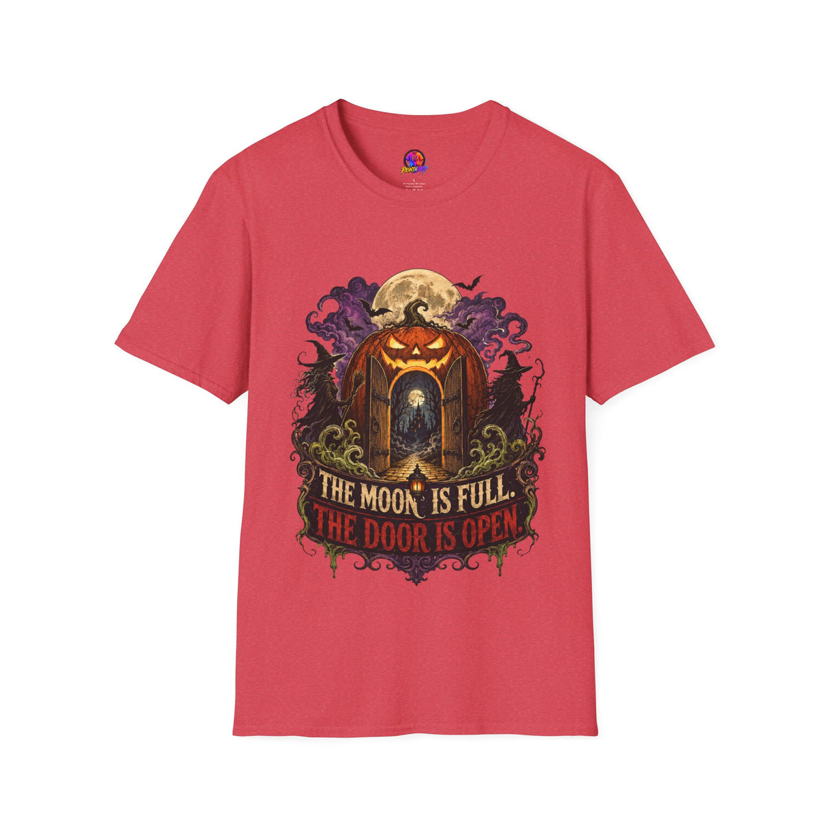 Halloween The Moon Is Full Unisex Softstyle T-Shirt