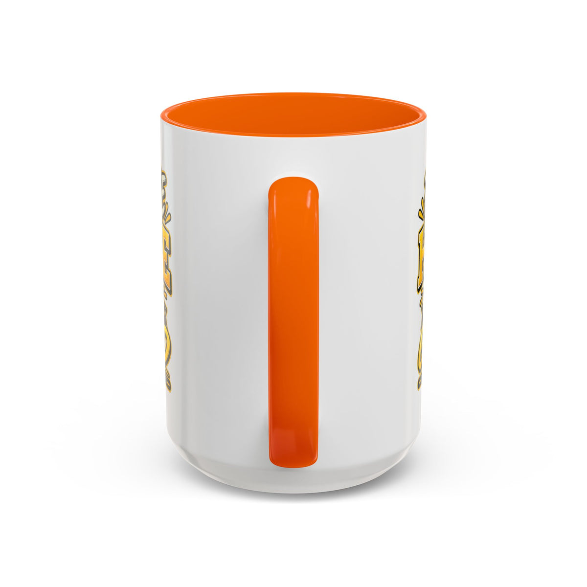 Raise Hope Wear Gold Cancer Awareness Coffee Mug (Accent, 11/15oz)