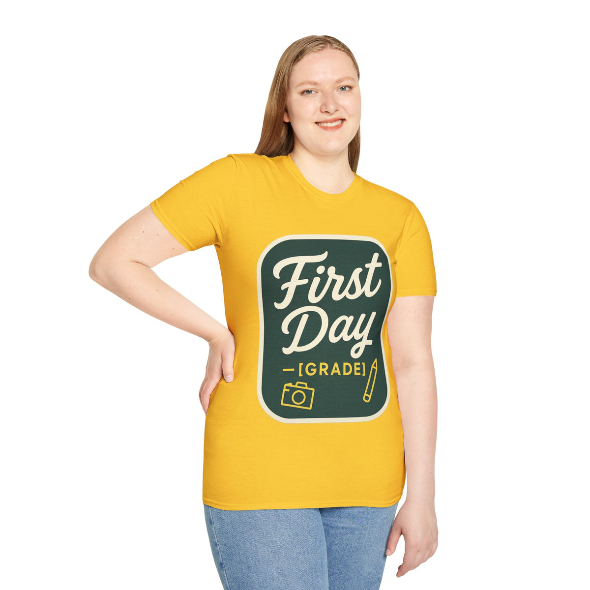 First Day T-Shirt — Retro "First Day (Grade 1)" Back-to-School Tee - Trending Now - August 2026