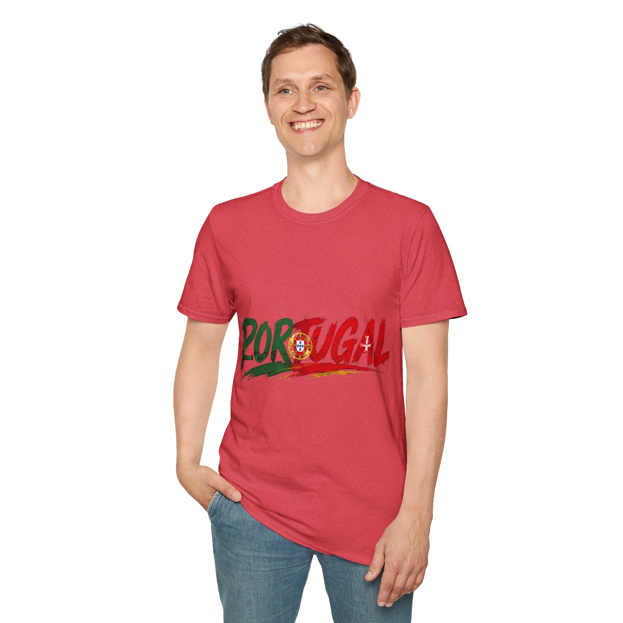Portugal Flag Script T-Shirt — Portuguese Pride Tee
