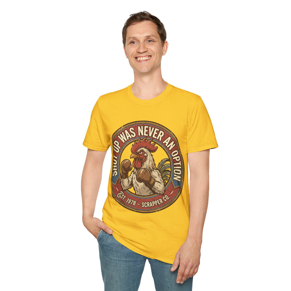 Graphic T-Shirt — “Shut Up Was Never an Option” Funny Retro Cowgirl Tee - Trending Now - September 2026