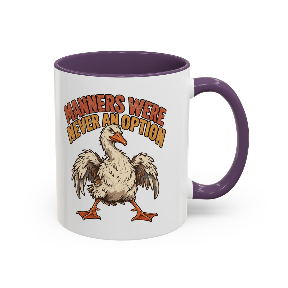 Manners Were Never An Option Funny And Witty  Coffee Mug