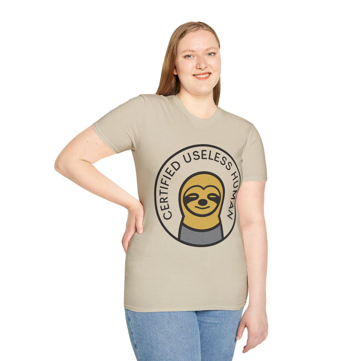 Certified Useless Human Sloth T-Shirt — Funny Lazy Sloth Graphic Tee - Trending Now - August 2026