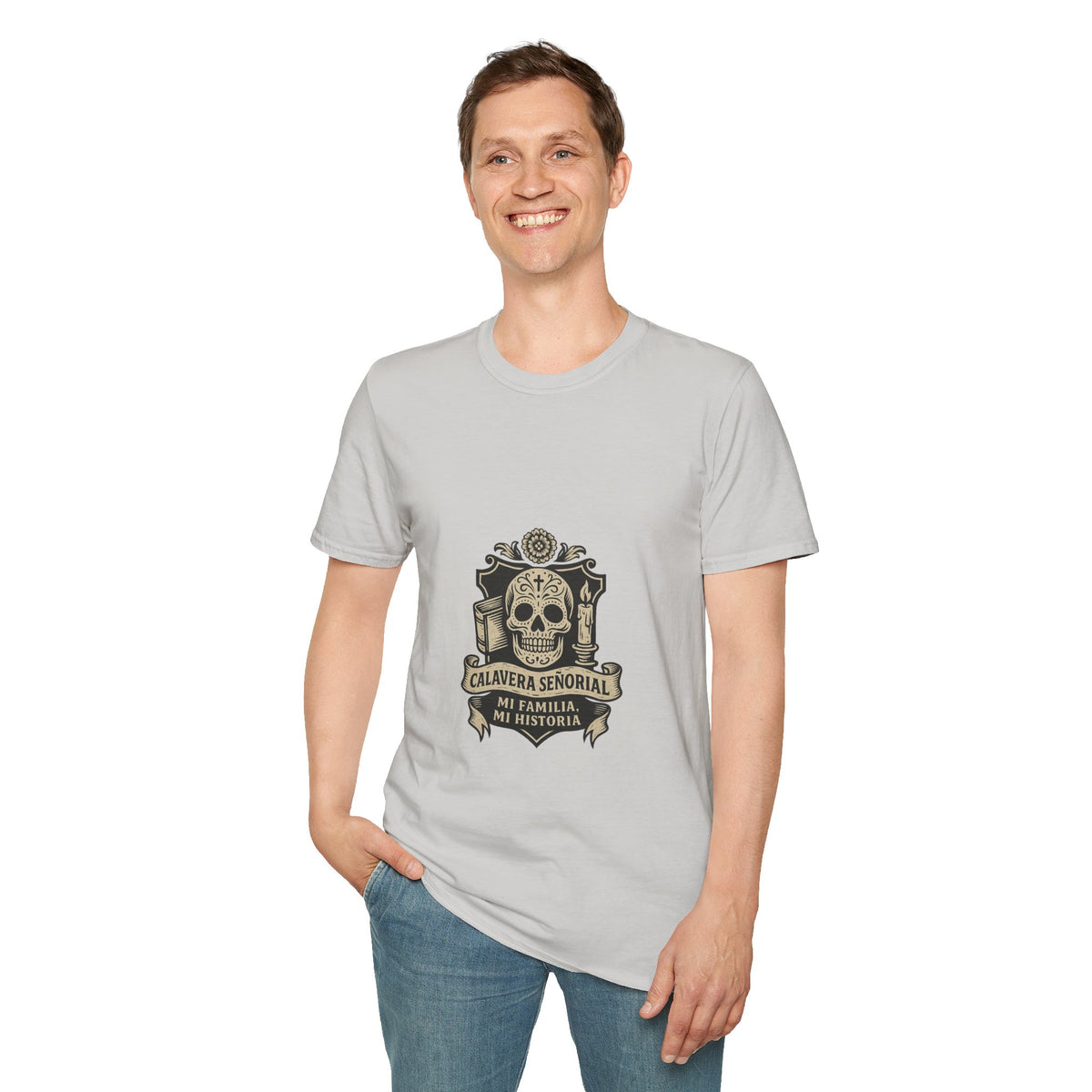 Skull & Laurel Graphic T‑Shirt — Calavera Señior Emblem - Trending Now - October 2026