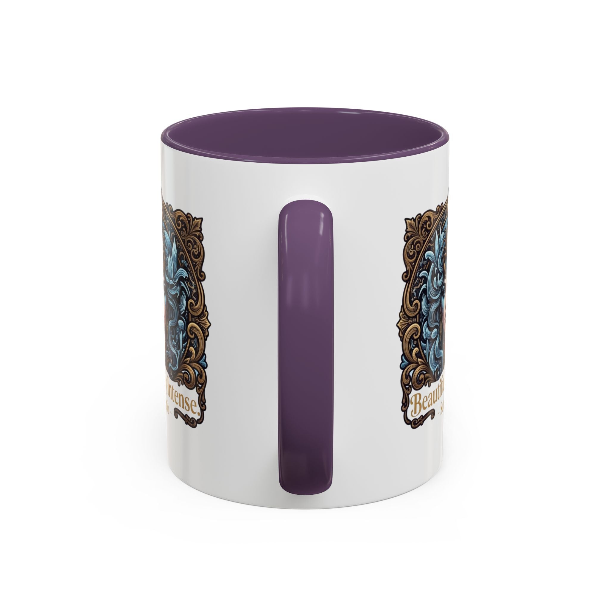 Scorpio Accent Coffee Mug — "Beautifully Intense" Zodiac Design (11/15oz)