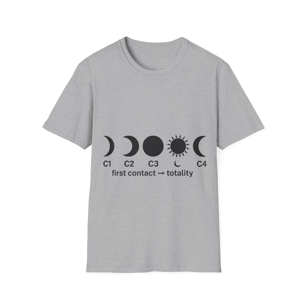 Minimalist Moon Phases Celestial Graphic Tee - Witchy Boho Moon Cycle T-Shirt - Trending Now - September 2026