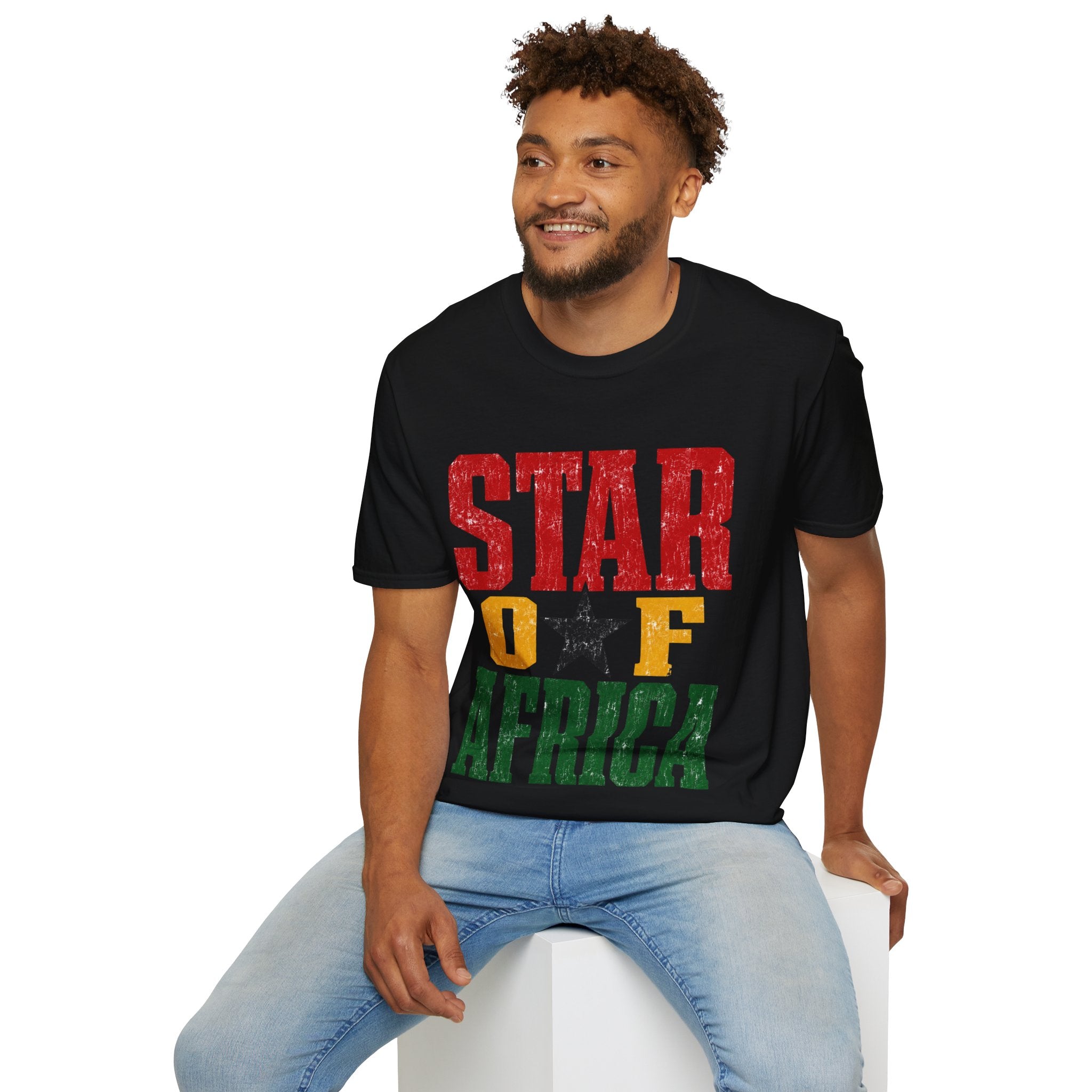 Ghana Star of Africa T-Shirt — Retro Pan-African Graphic Tee