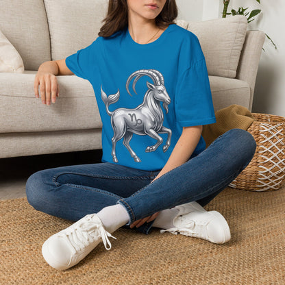 Capricorn Goat Zodiac T-Shirt — Mythical Sea-Goat Horoscope Tee