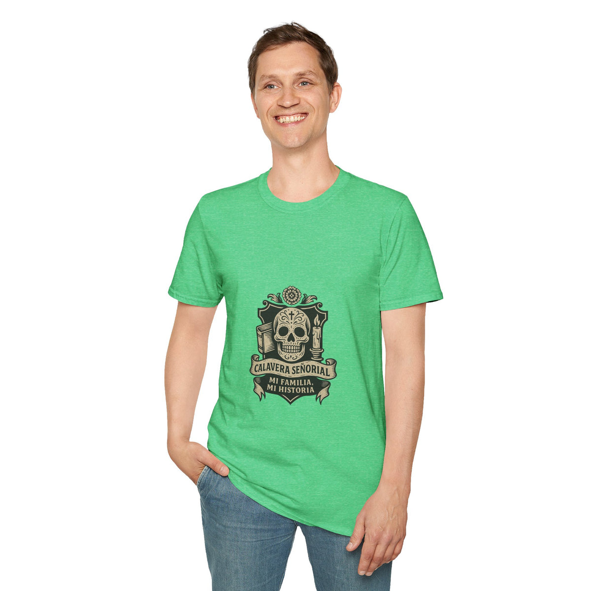 Skull & Laurel Graphic T‑Shirt — Calavera Señior Emblem - Trending Now - October 2026