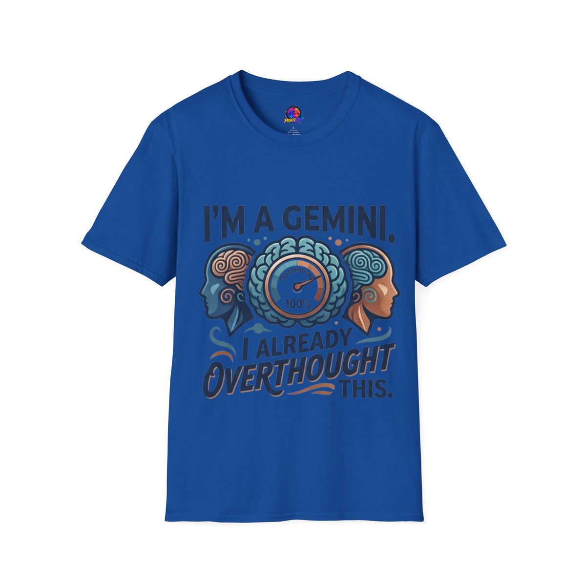 I’m A Gemini T-Shirt – “I Already Overthought It” Zodiac Tee