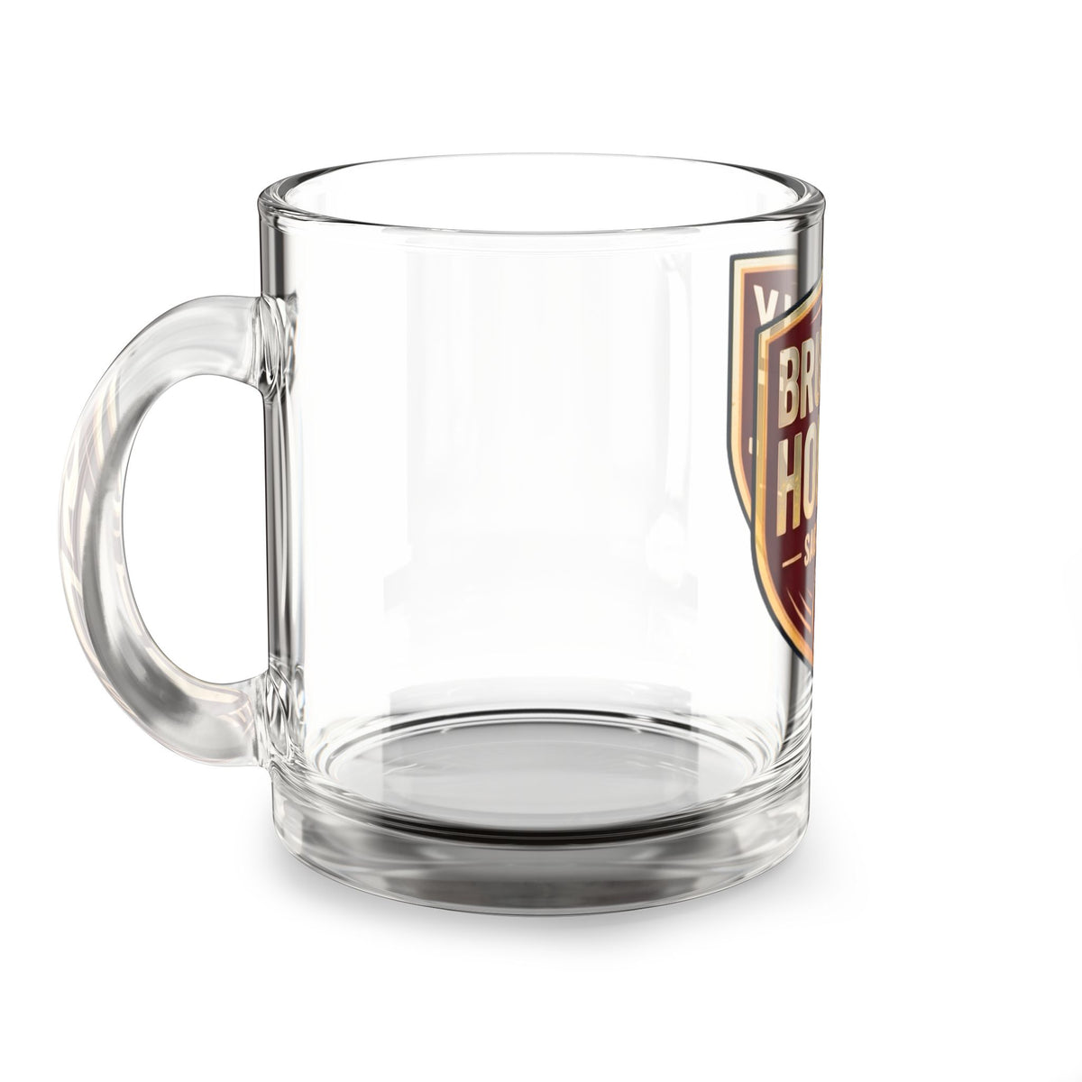 Sagittarius Glass Mug  — 'Brutally Honest Sagittarius' 10oz Zodiac Coffee Cup
