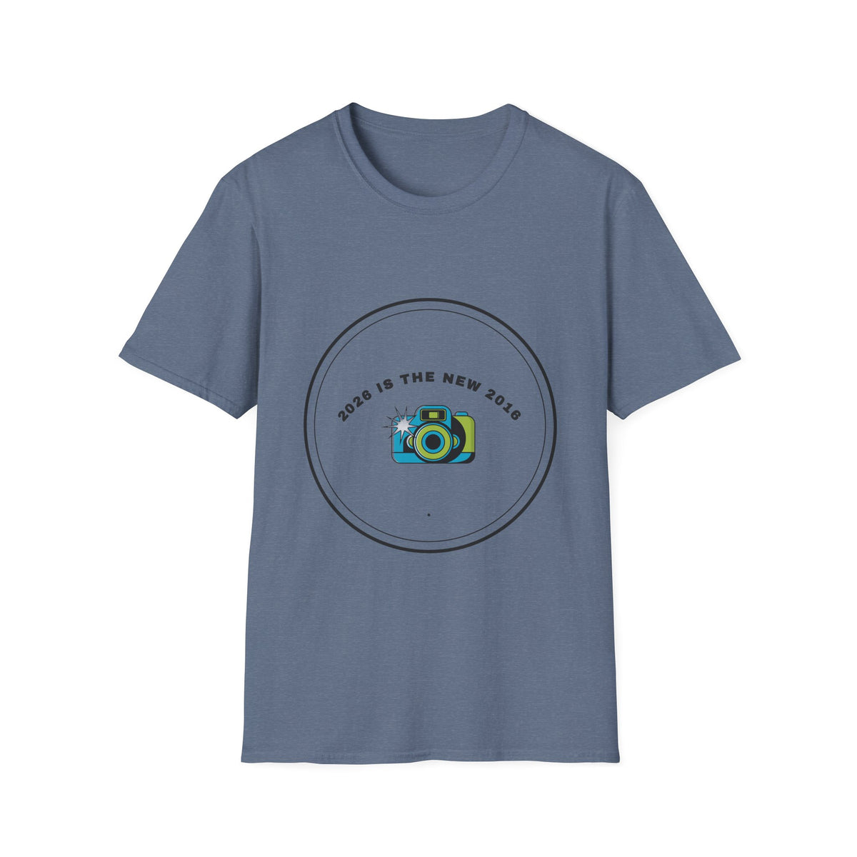 2026 Is The New 2018 T-Shirt — Vintage Camera Graphic Tee - Trending Now - September 2026